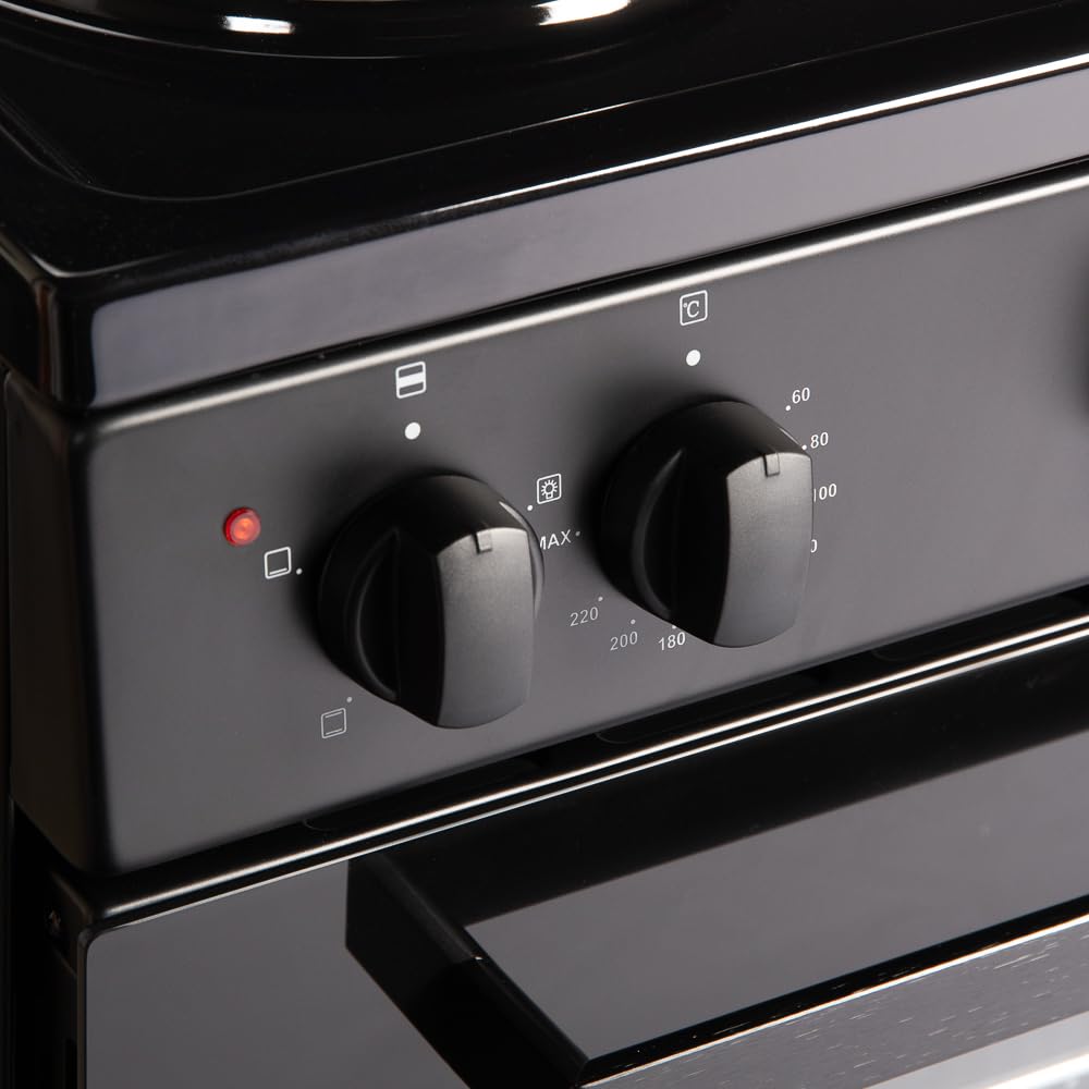 Freestanding Electric Cooker 62L 50cm Black